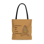 Crystals Are My Love Language Reusable Tote